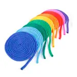 Image shows Gymnastics jumping rope, 300 cm, set of 10, includes storage bag