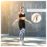 Skipping rope made of hemp with wooden handle 280 cm
