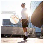 Skipping rope made of hemp with wooden handle 280 cm