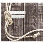 Swing rope made of hemp with reinforced centre, 280 cm