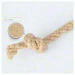 Swing rope made of hemp with reinforced centre, 280 cm