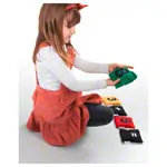Beanbags with numbers-set, 12x12 cm, 15 pieces.