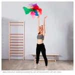 Image shows Juggling veils, 140x140 cm