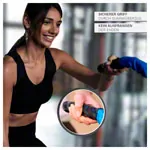 Fitness cable Battle Rope coated,  3 cm x 30 m, blue, 10,5 kg