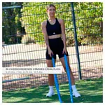 Fitness cable Battle Rope coated,  3 cm x 30 m, blue, 10,5 kg