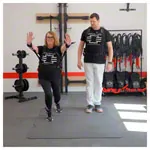 Image shows EXOPEK Functional Trainer Pro Level 1, 68 kg resistance