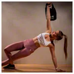 Image shows aerobis Fitness Kettlebell, adjustable up to 25 kg