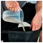 Image shows aerobis Fitness Kettlebell, adjustable up to 25 kg