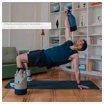 Exerbell foldable kettlebell, fillable up to 14 kg