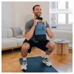 Exerbell foldable kettlebell, fillable up to 14 kg