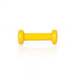 Hand-held dumbbell, 0.5 kg, yellow, one piece