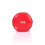 Dumbbell, 1 kg, red, 1 piece