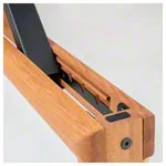 NOHrD training bench, WeightBench, oak, imitation leather