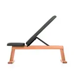 NOHrD training bench, WeightBench, cherry, imitation leather