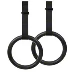 Sport-Tec outdoor gymnastic rings made of plastic incl. adjustable straps