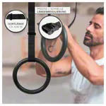 Sport-Tec outdoor gymnastic rings made of plastic incl. adjustable straps