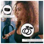 Sport-Tec outdoor gymnastic rings made of plastic incl. adjustable straps