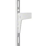 Ball holder for 3 gym balls, adjustable, white