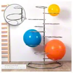 Gymnastics ball rack for 10 balls