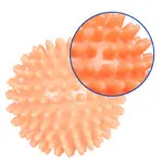 Spiky Massage Ball,  6 cm, neon-orange, soft
