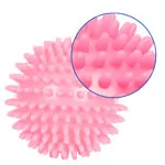 Spiky Massage Ball,  9 cm, neon- pink, soft