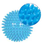 Spiky Massage Ball,   10 cm, neon-blue, soft