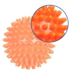 Spiky Massage Ball,  6 cm, orange, medium