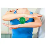 Spiky Massage Ball,  7 cm, green, medium