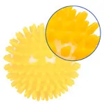 Spiky Massage Ball,   8 cm, yellow, medium