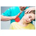 Spiky Massage Ball,  9 cm, red, medium