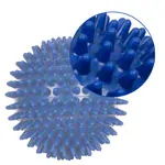 Spiky Massage Ball,  10 cm, blue, medium