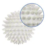 Spiky Massage Ball,  6 cm, light gray , hard