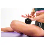 Spiky Massage Ball,  10 cm, black, hard