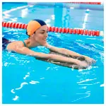 Image shows BECO floating board KICK, PE foam, 47 x 31 x 3,6 cm