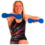 BECO Aqua dumbbell BEflex, pair
