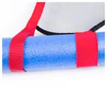 Image shows BECO water seat set, 2 parts, 1 water seat + 1 Funnoodle