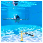 Image shows BECO diving-set Lazy Duck, 3 pieces