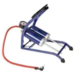 Foot pump incl. manometer, 2 cylinder