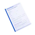 Image shows Registration, 5 blocks of 50 sheets (250 sheets), DIN A5