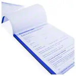 Image shows Registration, 5 blocks of 50 sheets (250 sheets), DIN A5