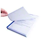 Image shows Copy of prevention contract, 1 block of 100 sets (200 sheets), DIN A5