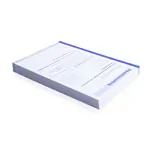 Image shows Copy of prevention contract, 1 block of 100 sets (200 sheets), DIN A5