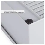 Image shows Plastic index card tray for up to 1300 index cards, DIN A5 landscape