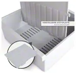 Image shows Card index set, 202-pcs., made of plastic max. 800 cards (A5) incl. 200 flashcards & register,