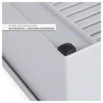 Image shows Card index set, 202-pcs., made of plastic max. 800 cards (A5) incl. 200 flashcards & register,