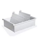 Image shows Large plastic index card tray set for up to 1300 cards (A5), 202-piece set, including 200 index cards and dividers