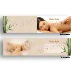 Voucher - massage - , 25 pieces, DIN long format