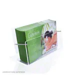 Image shows Voucher stand made of acrylic glass