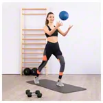 TOGU medicine ball made of Ruton,  21 cm, 0.8 kg, blue