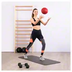 TOGU medicine ball made of Ruton,  21 cm, 1 kg, red